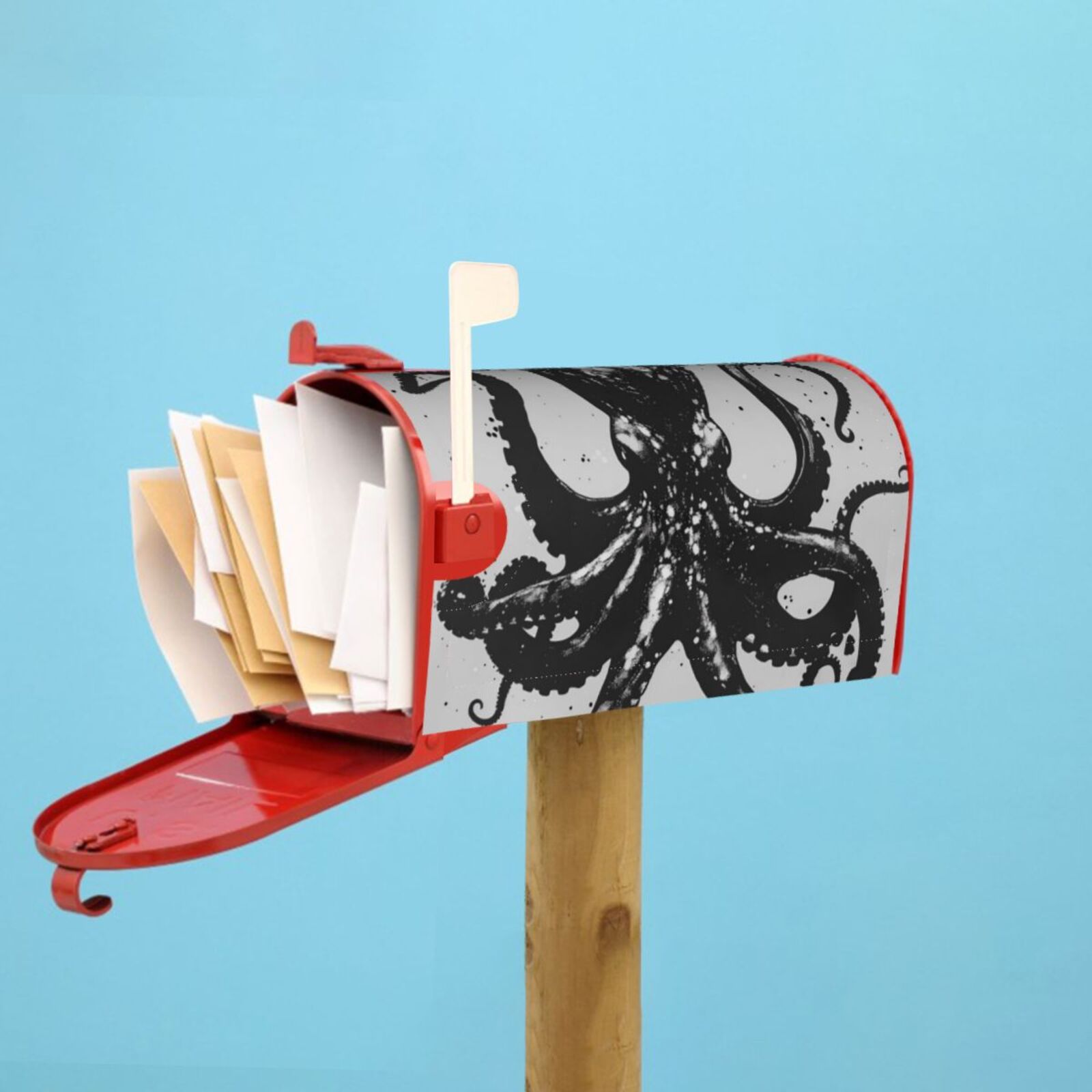 Kdxio Magnetic Mailbox Cover 21x18 in Mailbox Cover Outdoor Decoration Holiday Mailbox Covers for Home Garden Yard-21x18 in