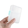 thumbnail image 5 of Unique Bargains 1 Pc 9 Grids Double Layer Pill Case Durable for Travel Clear, 5 of 6