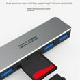 thumbnail image 2 of Multiple Port USB C Adapter Including Storage Card Slot 3 USB Hubs Rapid 5Gbps For Panel PC Lightweight strong ABS Case, 2 of 9