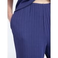 thumbnail image 4 of Joyspun Women’s Pointelle Knit Sleepwear Pants, 30'' Inseam, Sizes XS-3X, 4 of 5