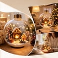 thumbnail image 7 of Qwtwty Glowing Christmas Story Ornament, Light-Up Shatterproof Clear Christmas Themed Hanging Ball Decoration with Warm LED Light, 7 of 7