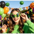thumbnail image 4 of Alien Headband Alien Glasses Set Boppers Antenna Headband Rainbow Lens Sunglasses for Alien Theme Halloween Party Supplies, 4 of 5
