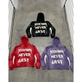 thumbnail image 2 of Sudadera con capucha de gran tamaño de marca de moda Harajuku, chaqueta retro con letras bordadas, sudadera holgada con cremallera estilo gótico punk Y2k para hombre y mujer, 2 of 6
