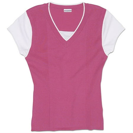 Juniors Vest 2-Fer Top