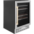 thumbnail image 2 of ZLINE RWVZUD24G 24 inch Built-In Stainless Steel Wine Cooler, 2 of 4