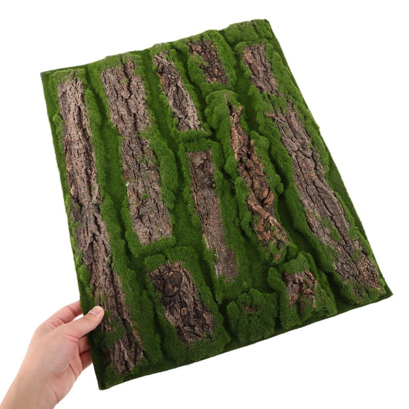 BESTYASH Green Lizard Terrarium Backdrop Reptile Background 1 Pack 19.7 x 15.7 x 0.4 Inch Tank Decoration