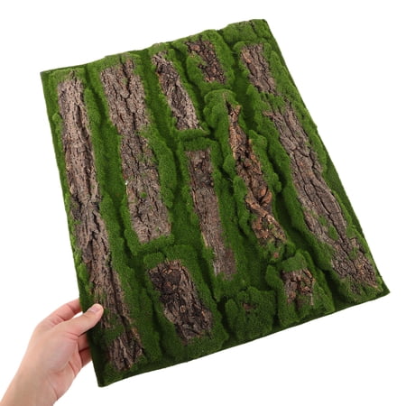 BESTYASH Green Lizard Terrarium Backdrop Reptile Background 1 Pack 19.7 x 15.7 x 0.4 Inch Tank Decoration