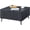 Black Grey, variant on Danniu Large Lift Top Coffee Table with Hidden Compartment, 35.4" Wide Oversized Square Coffee Table with Storage, Mid Century Modern Fluted Center Table for Home Living Room, Black Grey