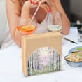 thumbnail image 3 of Yayeee Napkin Holder for Table Set of 2 Kitchen Paper Tissue Organization, Purple Deer, 3 of 8