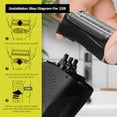 thumbnail image 5 of 2-Pack 32B Electric Shaver Replacement Heads for Series 3, Compatible with 320, 330, 340, 350CC Series Electric, Black, 5 of 7