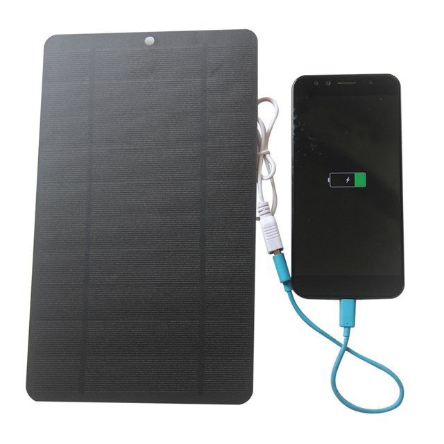 Cargador de panel solar, panel solar portátil de silicio monocristalino para tableta de teléfono