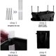thumbnail image 5 of 45L Laundry Baskets with Handle (Black), Collapsible Thin Laundry Basket Oxford Cloth Laundry Bag Rectangular Laundry Baskets Bathroom Bag 39x19x60C, 5 of 5