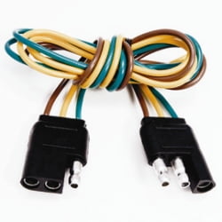 3-Way Flat Molded FM/M Trailer Connector 1 Pc