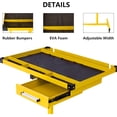 thumbnail image 6 of Adjustable Tear Down Work Table with Drawer for Garages, Repair Shops, and DIY, Portable, (4) 2.5" Swivel Casters, 220 Pound Capacity, Rubber Corners, Heavy Duty Steel, 6 of 7
