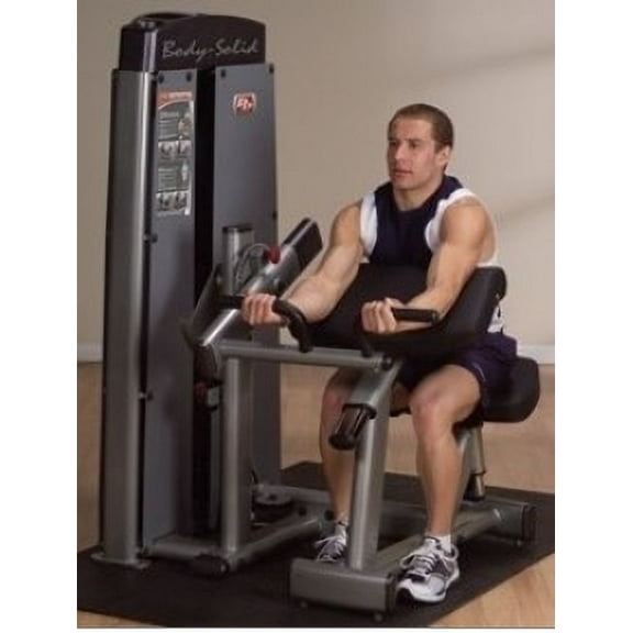 Body-Solid Pro Dual Bicep & Tricep Machine, Commercial Use, 40x52x62 Inches, Model DBTCSF
