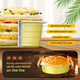 thumbnail image 3 of Mini Ramekins with Lids oz Disposable Aluminum Foil Cake Baking Tins Pans Creme Brulee Tart Pie Tins Silver Small Individual Round Containers Oven for Baking, 3 of 7