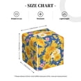 thumbnail image 3 of Kdxio Vintage White Yellow Sunflower Print Tissue Box Cover,Square Decorative PU Leather Facial Paper Case Organizer Holder Dispenser for Bathroom,Night Stands,Desk,Car 5.2''X5.2''X5.2'', 3 of 6
