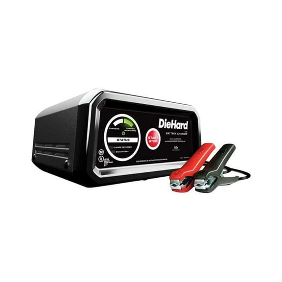 Diehard  12 V 10 amp Battery Charger, Black