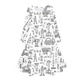 thumbnail image 1 of WEAIXIMIUNG Robes d'Été Mignonnes pour Filles 12-14 Ans Robe de Fête Imprimée pour Enfants et Filles 8-9 Ans, 1 of 5