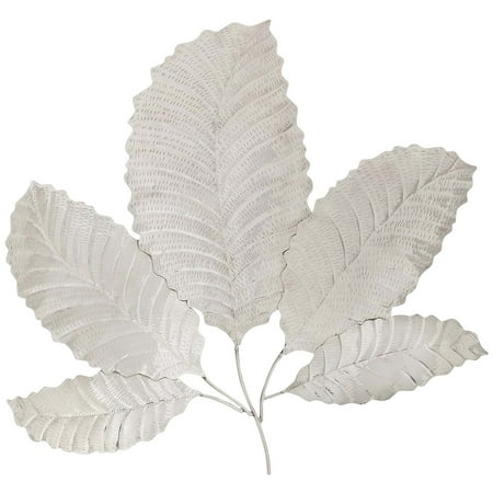 Leaf Design Wall Grille - Urban Designs Metallic Decorative Stainless Steel Leaf Wall Art Decor