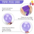 thumbnail image 2 of Pink and Purple Balloons Pink and Purple Birthday Decorations Princess Balloons Birthday Balloons for Girls Pink Confetti Balloons Pink Purple Balloons Purple Wedding Decorations Pastel Purple Balloon, 2 of 7