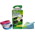 thumbnail image 1 of QuickSnap Flash 400 Disposable 35mm Camera Plus a Bonus Eco-Friendly Silicone Wrist Band and a Microfiber, 1 of 4