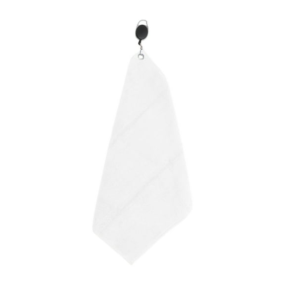 Unique Bargains 1 Pc Quick-drying Golf Towel 15.75"x15.75" White