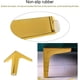 thumbnail image 3 of 4 patas para muebles, patas doradas para muebles, patas para mesas, patas para armarios, patas para muebles, patas para gabinetes, patas para muebles de metal dorado (B), 3 of 5