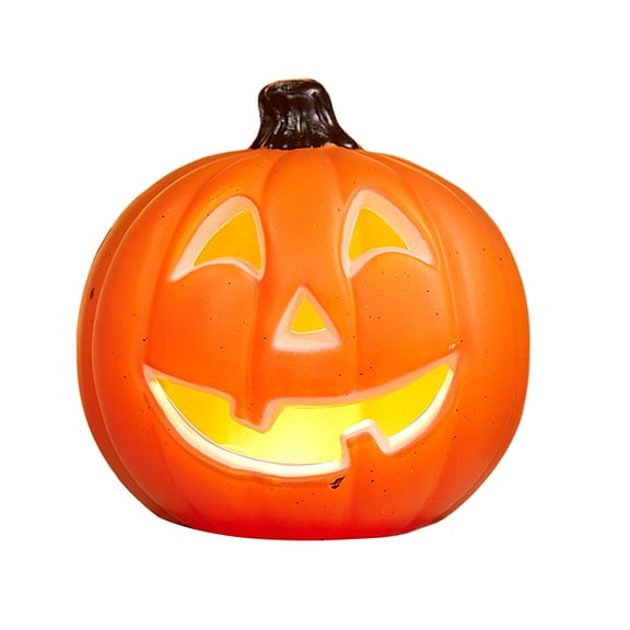 Hvmvliv Large LED Light Up Pumpkin Decoration Waterproof Glowing Jack O Lantern for Yard Garden Mall Shop Indoor Outdoor Display