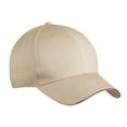 thumbnail image 2 of Mafoose Male Americana Flag Sandwich Adult Baseball Cap Oyster, 2 of 4