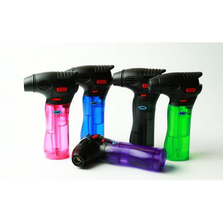 mk maverick mini torch cigarette lighter MK Maverick Mini Adjustable Flame, Long-lasting, Refillable, Handheld  Windproof Torch Lighter - 5 Count Pack