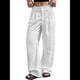 thumbnail image 1 of Pantalones A Rayas para Mujer, de Color Block, Cintura Alta, Pierna , Informales, para Trabajo y Oficina. M, 1 of 9
