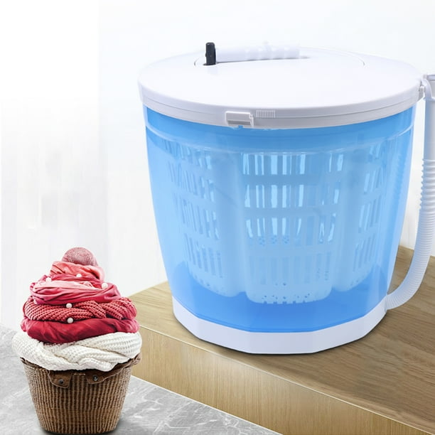 Oukaning Mini Washing Machine, Portable 2 in 1 Mini Handoperated