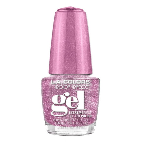 L.A. COLORS Gel Nail Polish, Rosy Future, 0.44 fl oz
