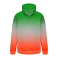 thumbnail image 4 of Hoodie Mens Shirts Hooded Drawstring Adjustable Shirt Men Casual Round Neck Pockets Gradation Print Pullover Long Sleeve Hooded Sweatshirt Everyday,Streetwear,Outdoor Sports Clothing Shirts For Men, 4 of 5