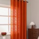 thumbnail image 1 of Nvzi Cortinas para sala de estar - Naranja, 260*140cm 1 pieza, con ojales perforados, cortinas largas, cortinas opacas de algodón y poliéster, colección de cenefas con aislamiento térmico., 1 of 5