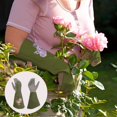 thumbnail image 4 of Guantes de jardinería para mujer, guantes de cuero sintético para arbustos con protección total contra espinas, guantes de trabajo largos con resistencia a perforaciones, talla M, 4 of 4