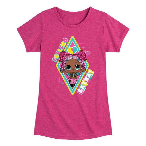 LOL Surprise! Dolls - Feeling Extra - V.R.Q.T. - Toddler & Youth Girls Short Sleeve Graphic T-Shirt