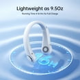 thumbnail image 6 of JISULIFE Portable Neck Fan, 5-Speed Wearable Fan with 4000mAh rechargeable battery, 360°Airflow Cooling Fan, Bladeless Hand-Free Design Essential for Indoor/Outdoor, Gift for Women, Men - White, 6 of 10