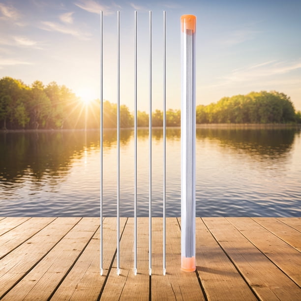 5 uds gusano cebo aguja de acero inoxidable gusano pesca aguja accesorios de pesca