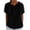 Black(Womens Tops), variant on GUACER Women's Cotton Linen Ruffle Neck Short Sleeve Tops Loose Fit Summer Blouses for Casual & Beach