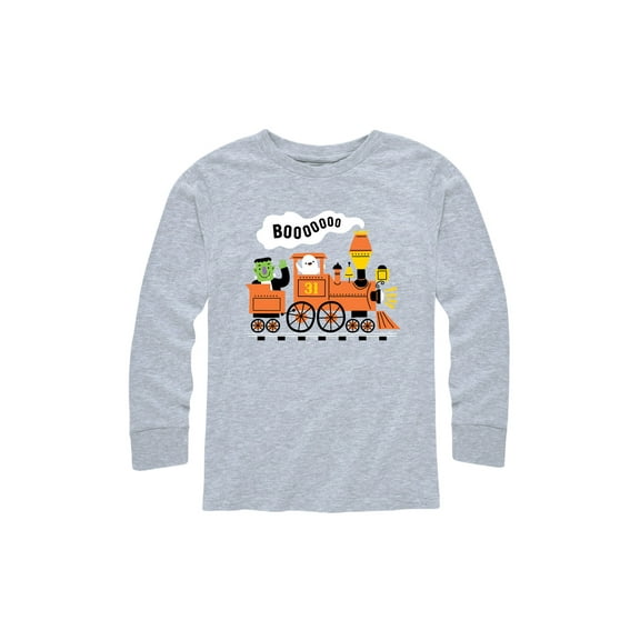 Instant Message - Halloween Train - Youth Long Sleeve Tee