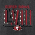 thumbnail image 4 of Men's  Heather Charcoal San Francisco 49ers Super Bowl LVIII Big & Tall T-Shirt, 4 of 4