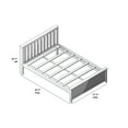thumbnail image 7 of Carousel Full Size Bed Frame, Classic Solid Wood Platform Bed with Headboard, 7 of 7