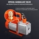 thumbnail image 3 of Bomba de vacío VEVOR 5 CFM de 2 etapas con paleta rotativa 1/2 HP para HVAC, 3 of 8