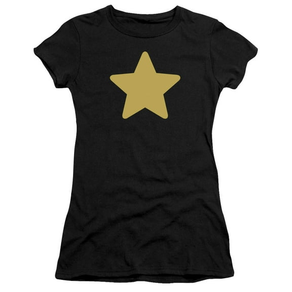 Steven Universe Greg Star S/S Junior Women's T-Shirt Sheer Black