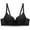 Black, variant on Amidoa Push-up Bras for Women Beige Underwire Full-Figure Cheeky Bra Women's Lingerie L