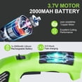 thumbnail image 6 of AQSQ Cordless Grass Shear with Non-Slip Handle Rechargeable Powerful Motor Grass Cutter 2-in-1 Handheld Electric Grass Trimmer Hedge Shear, 6 of 7