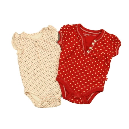 

Pre-owned Gap Girls Red | Pink Onesie size: 3-6 Months