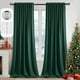 thumbnail image 1 of Cortinas MIULEE Christmas Hunter Green Blackout 260 x 260 cm, 2 paneles, 1 of 8